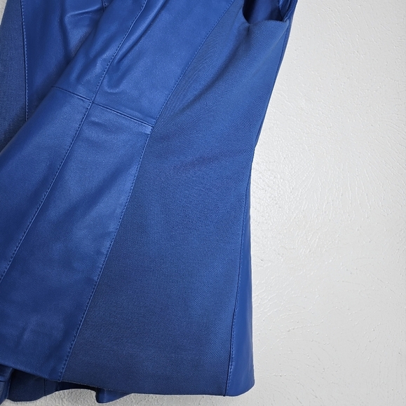 Jill Martin Leather Sleeveless Top Women's Size 6 - Picture 5 of 14